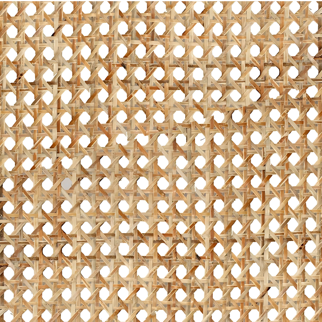 GL-1622 NORMAL SQUARE NATURAL - RATTEN CANE - 2FT WIDTH X 16.3FT LENGTH