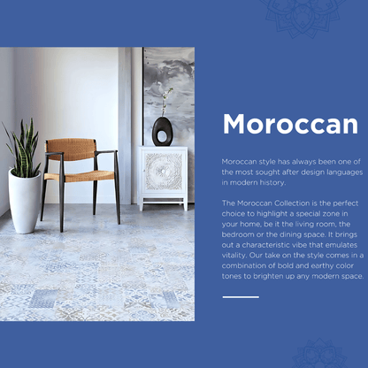 AC: HF001026 - MONARCH ONTARIO GRAY - STONE - MOROCCAN COLLECTION - 8.86INCH X 36INCH X 4MM - CLICK N LOCK TILES - WELSPUN FLOORING