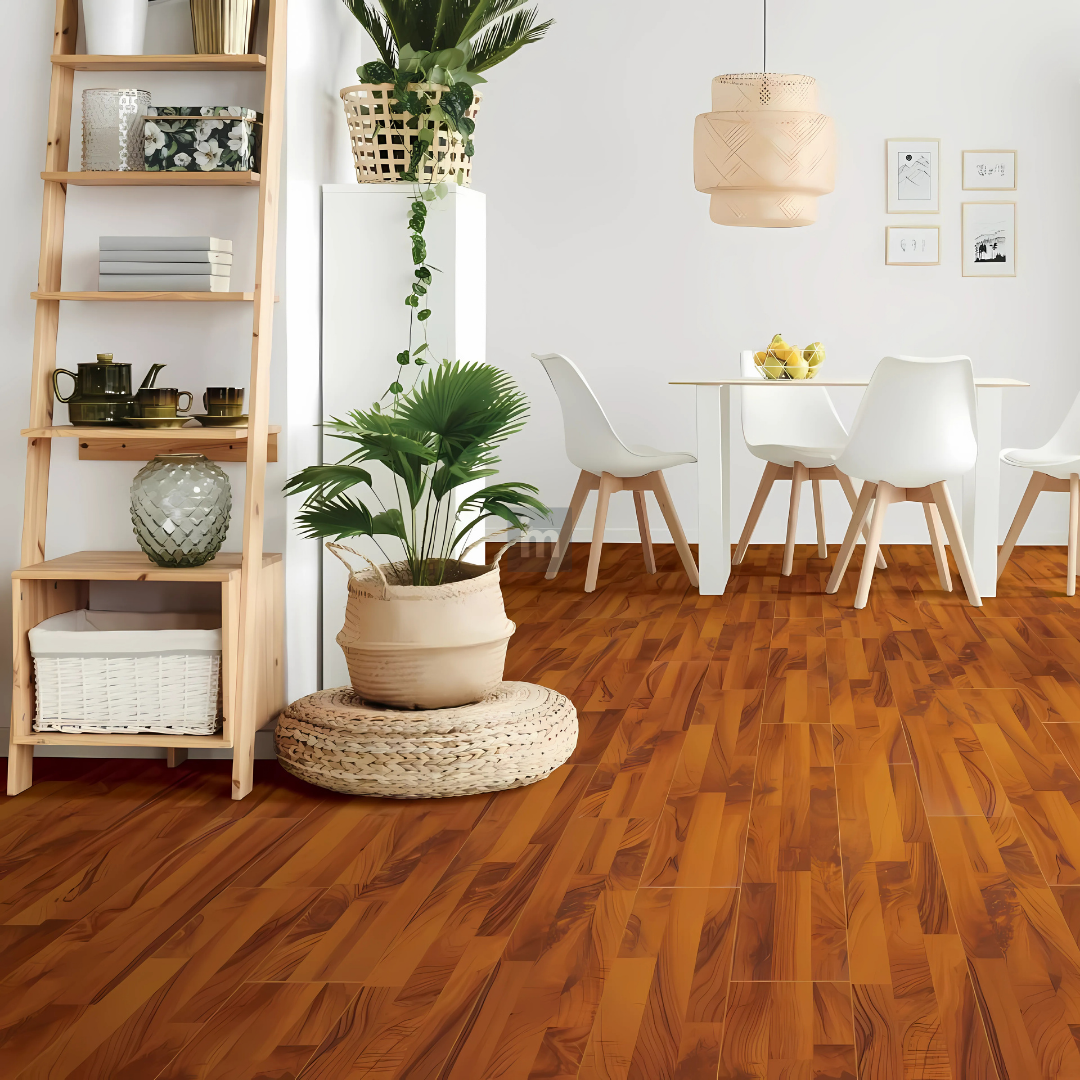 787 - STRIPPED ROSEWOOD - AC4 1218MM X 198MM X 8MM - MAJESTIC - LAMINATE WOODEN  FLOORING