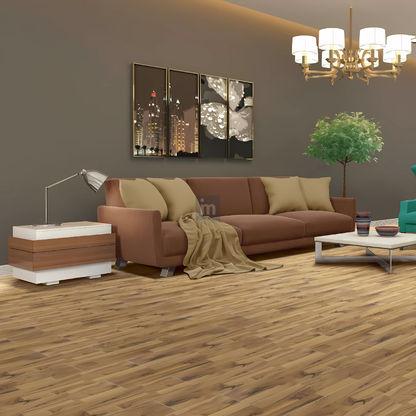 7811 - STRIPPED WALNUT - AC4 1218MM X 198MM X 8MM - MAJESTIC - LAMINATE WOODEN  FLOORING