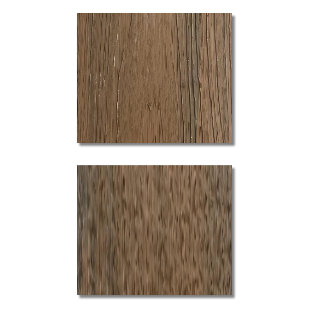 TEAK MIX - WPC CO EXTRUSION DECKING PLANK - FLOORWALK  - LAMINATE FLOORING