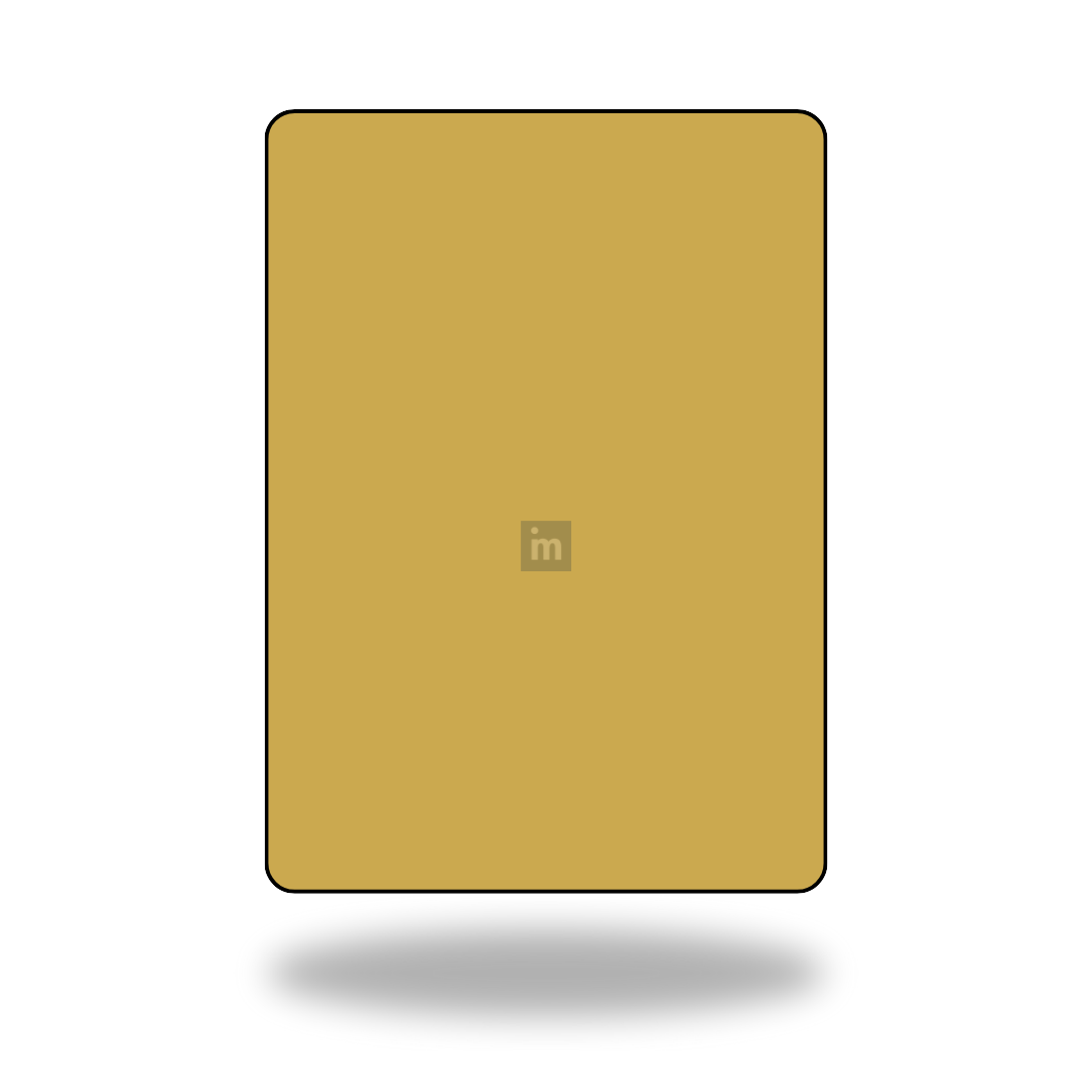 VA - 106 - METALLIC GOLD - METALLIC & SOLID COLOURS - 8FT X 4FT / 10FT X 4FT / 12FT X 4FT - 3MM- VIVA - ACP