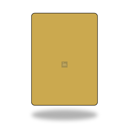 VA - 106 - METALLIC GOLD - METALLIC & SOLID COLOURS - 8FT X 4FT / 10FT X 4FT / 12FT X 4FT - 3MM- VIVA - ACP