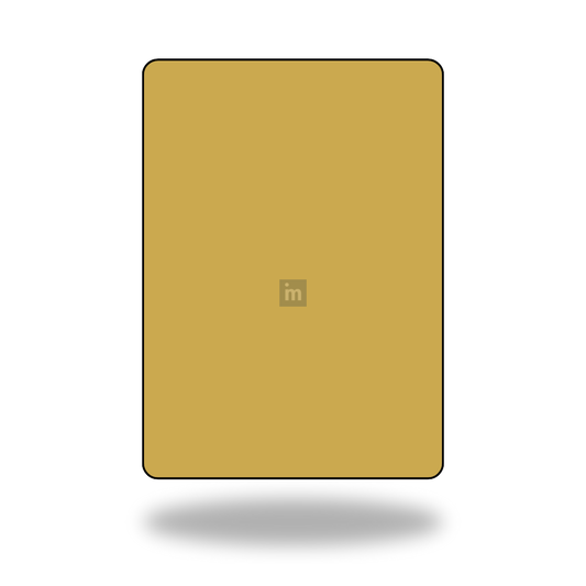 VA - 106 - METALLIC GOLD - METALLIC & SOLID COLOURS - 8FT X 4FT / 10FT X 4FT / 12FT X 4FT - 3MM- VIVA - ACP