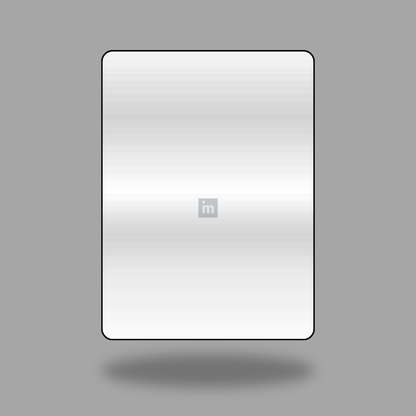 VA - 1110 - SILVER MIRROR - BRUSH & MIRROR  - 8FT X 4FT / 10FT X 4FT / 12FT X 4FT - 3MM- VIVA - ACP