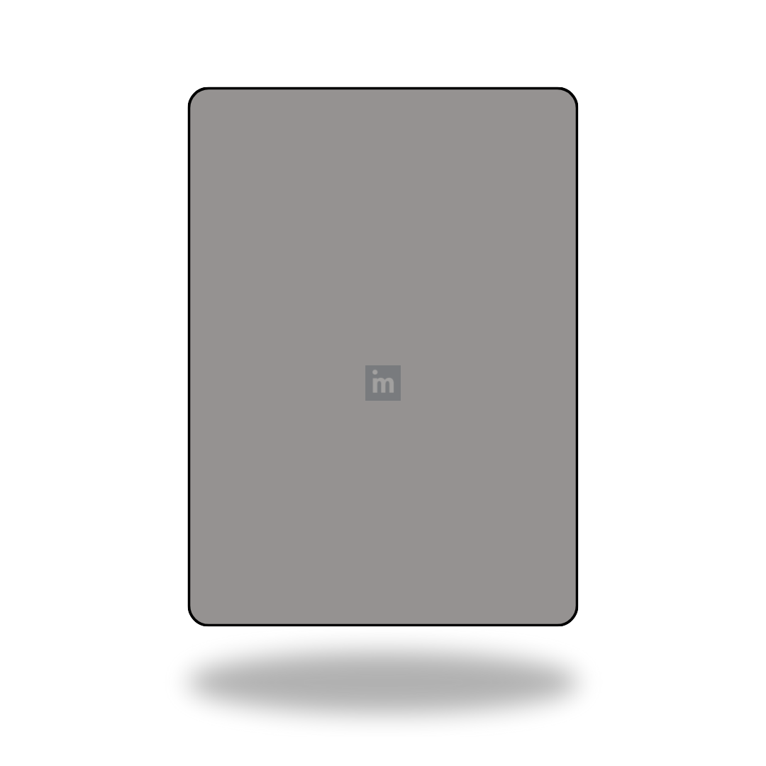 VA - 115 - GUN METALLIC - METALLIC & SOLID COLOURS - 8FT X 4FT / 10FT X 4FT / 12FT X 4FT - 3MM- VIVA - ACP