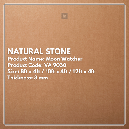 VA - 9030 - MOON WATCHER - NATURAL STONE  - 8FT X 4FT / 10FT X 4FT / 12FT X 4FT - 3MM- VIVA - ACP