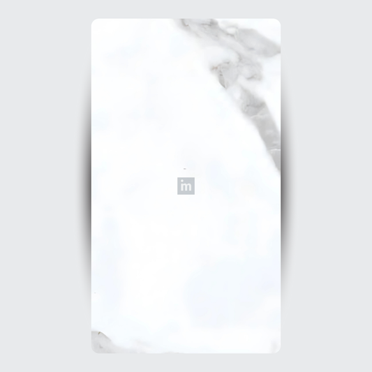 VF - 6531  CALACATTA MARBLE / VERTICAL FLUTE / DECORATIVE LAMINATE / THINK LUXURY  - 1MM - 8FT x 4FT