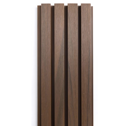 VPEX 1: AFRICAN TEAK / WPC WOODCLAD / ACP BASED LOUVERS / 9 FT x 219 MM x 26 MM
