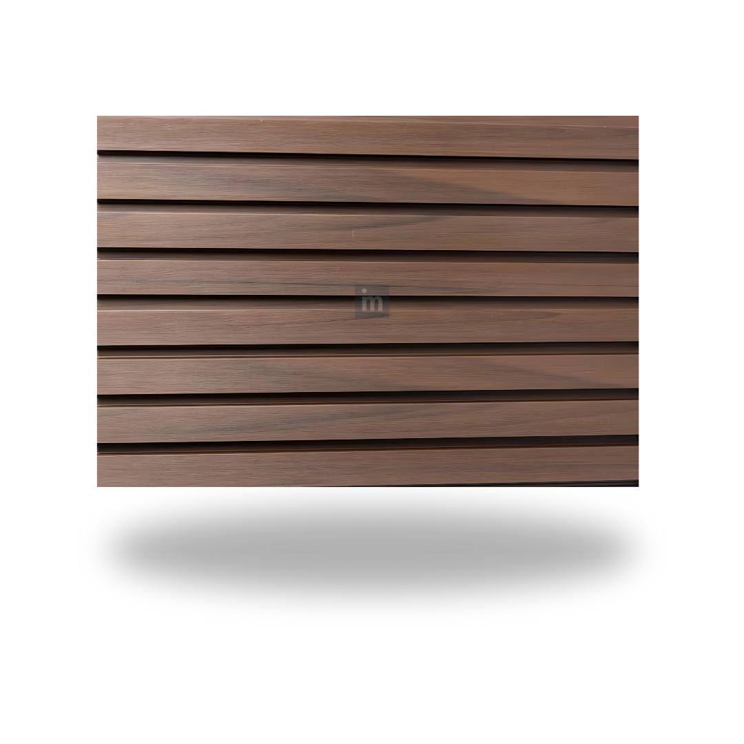VPEX 1: AFRICAN TEAK / WPC WOODCLAD / ACP BASED LOUVERS / 9 FT x 219 MM x 26 MM