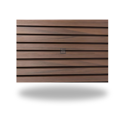 VPEX 1: AFRICAN TEAK / WPC WOODCLAD / ACP BASED LOUVERS / 9 FT x 219 MM x 26 MM