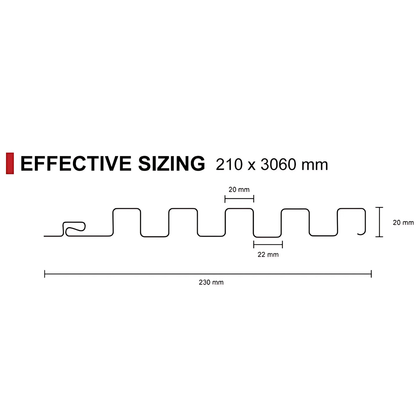 VERTICA PANELS / 230MM  X 3060MM / INTERNAL CEILINGS AND WALLS / EXTERNAL CEILINGS / PARE INNOV+ / SOFFIT PANELS