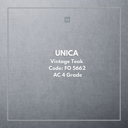 FO 5662 - VINTAGE TEAK - UNICA CLASS 32 - AC4 1216MM X 196MM X 8MM - OIL MATT - FLOORWALK  - LAMINATE WOODEN FLOORING