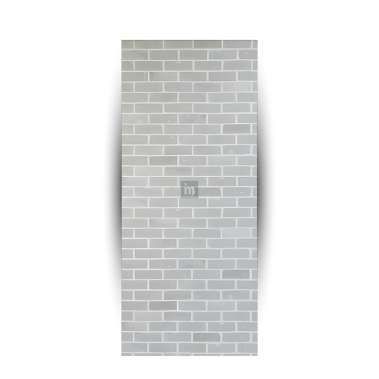 WHITE BRICK / 8 FT x 4 FT / MDF PANEL / GLO DECOR