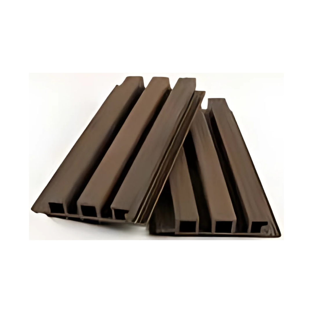 WPC Co- Extrusion Classic Panel | Finish: Brushed| Colours: Teak, Walnut, Maple, Red Wood, Black | Size: 2440 x 139 x 26mm