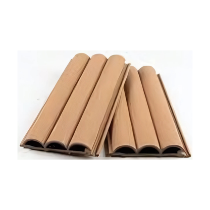 WPC Co- Extrusion Deluxe Panel | Finish: Brushed| Colours: Teak, Walnut, Maple, Red Wood, Black | Size: 2440 x 139 x 26mm