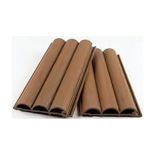 WPC Co- Extrusion Deluxe Panel | Finish: Brushed| Colours: Teak, Walnut, Maple, Red Wood, Black | Size: 2440 x 139 x 26mm