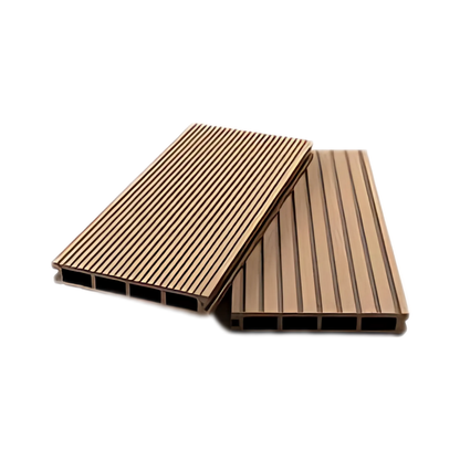 WPC Floor Decking | Groove sanding | Colours: Teak, Walnut, Grey, Wenge | Size: 2440 x 146 x 24mm