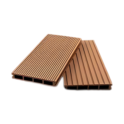 WPC Floor Decking | Groove sanding | Colours: Teak, Walnut, Grey, Wenge | Size: 2440 x 146 x 24mm