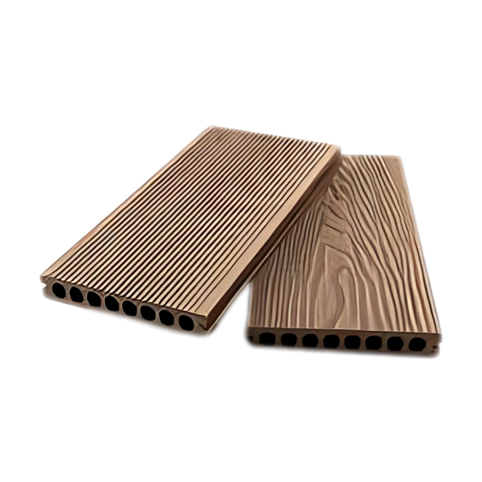 WPC Floor Decking 3D Embossed | Groove sanding| Colours: Teak, Walnut, Grey, Wenge | Size: 2440 x 150 x 25mm