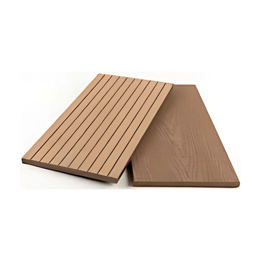 WPC Panel | 3D Embossed | Groove sanding | Colours: Teak, Walnut, Grey, Wenge | Size: 2440 x 150 x 10mm