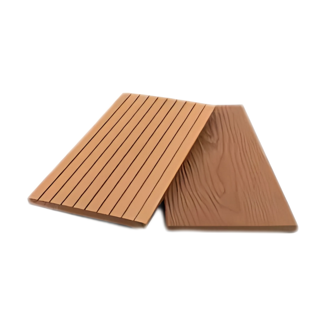 WPC Panel | 3D Embossed | Groove sanding | Colours: Teak, Walnut, Grey, Wenge | Size: 2440 x 150 x 10mm