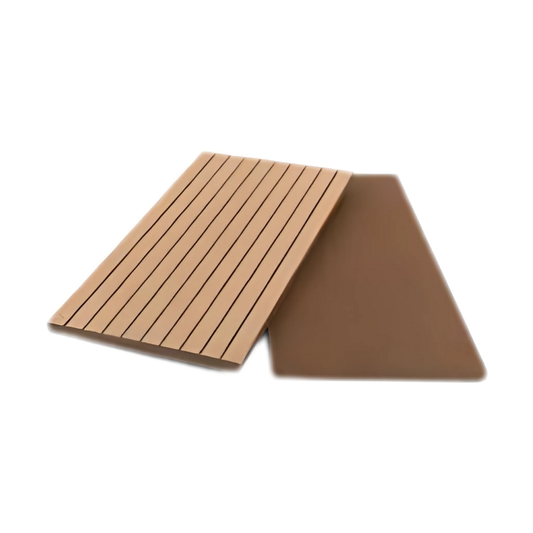 WPC Panel Knife Cutting | Colours: Teak, Walnut, Grey, Wenge | Size: 2440 x 150 x 10mm