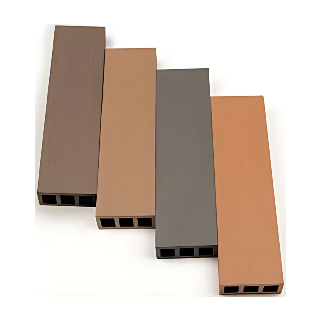 WPC Exterior Profile Rectangle | Colours: Teak, Walnut, Grey, Wenge | Size: 2440 x 80 x 35mm