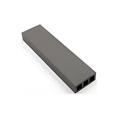 WPC Exterior Profile Rectangle | Colours: Teak, Walnut, Grey, Wenge | Size: 2440 x 80 x 35mm