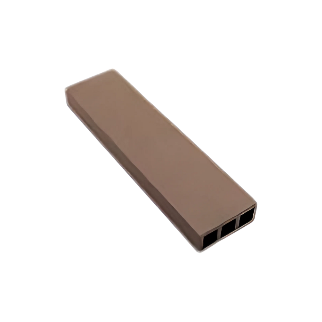WPC Exterior Profile Rectangle | Colours: Teak, Walnut, Grey, Wenge | Size: 2440 x 80 x 35mm