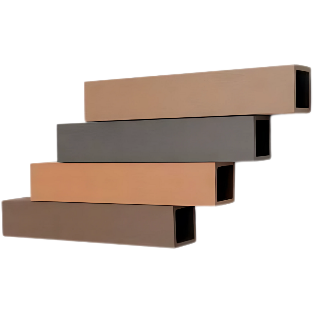 WPC Exterior Profile Square | Colours: Teak, Walnut, Grey, Wenge | Size: 2440 x 53 x 53mm