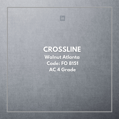 FO 8151 - WALNUT ATLANTA - CROSSLINE CLASS 32 - AC4 600MM X 100MM X 8MM - OIL MATT - FLOORWALK  - LAMINATE WOODEN FLOORING