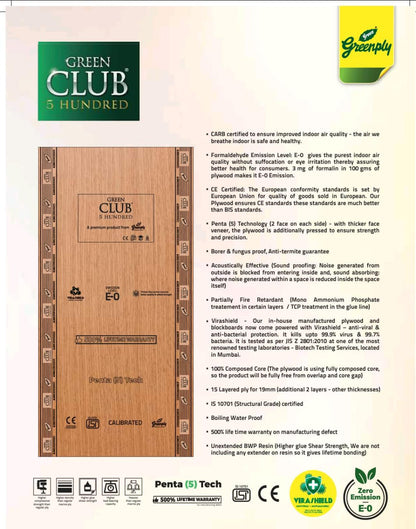 Green Club 500 (IS 710)- Greenply