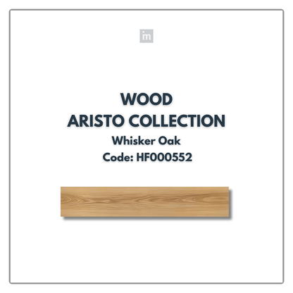 AC: HF000552 - WHISKER OAK - WOOD - ARISTO COLLECTION - 8.86INCH X 48.03INCH X 5MM - CLICK N LOCK TILES - WELSPUN FLOORING