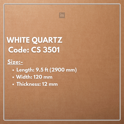 CS - 3501 - 120MM X 12MM X 2900MM (9.5FT) - THE CORIAN SURFACE PREMIUM LOUVERS