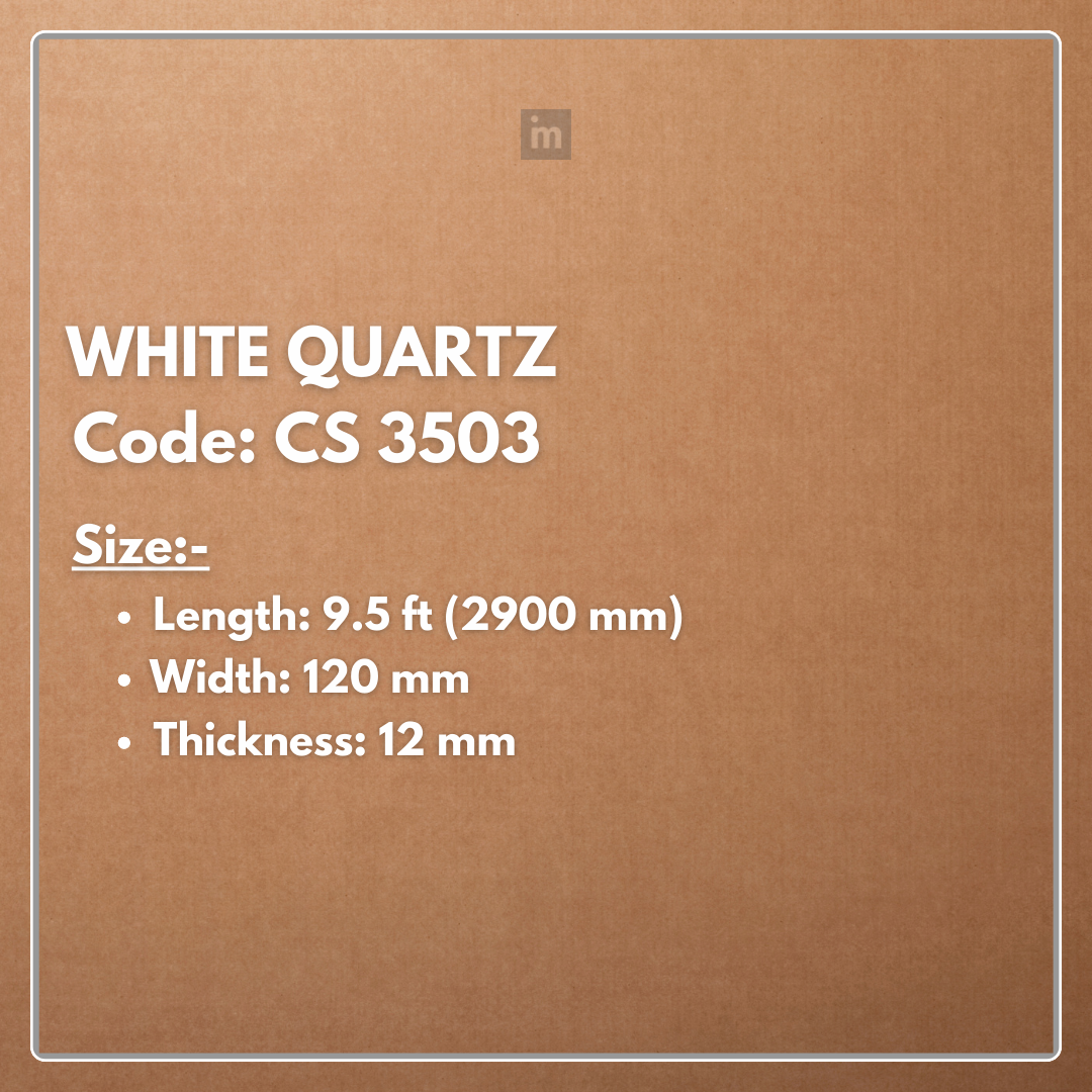 CS - 3503 - 120MM X 12MM X 2900MM (9.5FT) - THE CORIAN SURFACE PREMIUM LOUVERS