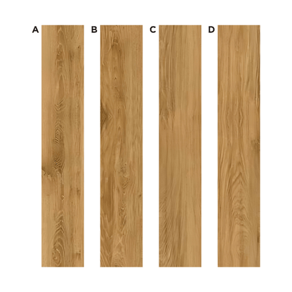 AC: HF001136 - YELLOW CLAY OAK - WOOD - BLISS COLLECTION - 8.86INCH X 48.03INCH X 4MM - CLICK N LOCK TILES - WELSPUN FLOORING