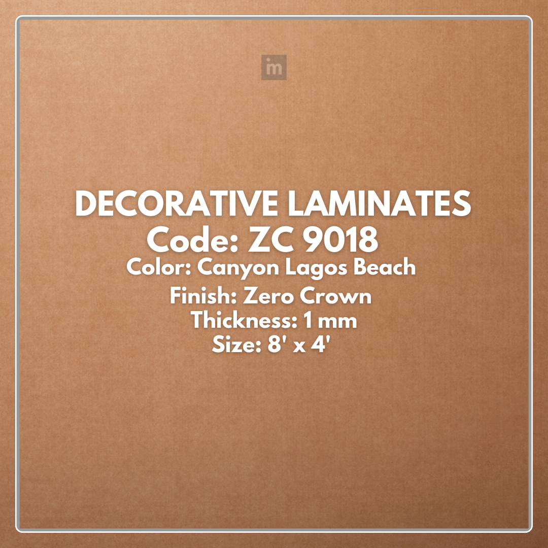 ZC 9018 CANYON LAGOS BEACH / ZERO CROWN  / DECORATIVE LAMINATE / THINK LUXURY  - 1MM - 8FT x 4FT