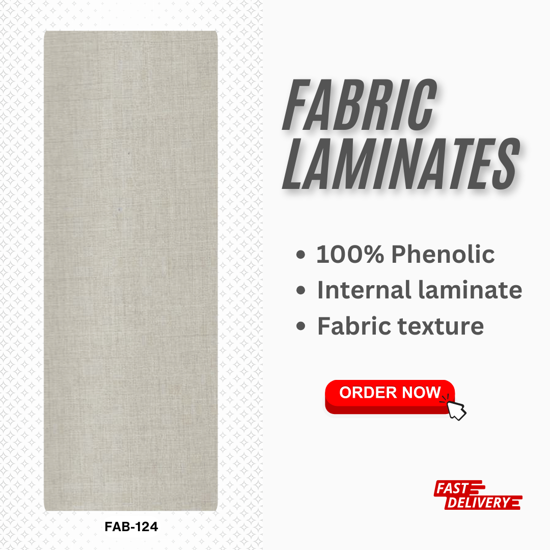 FAB 124- FABRIC INSIDE LAMINATES (100% PHENOLIC) - 8FT x 4FT