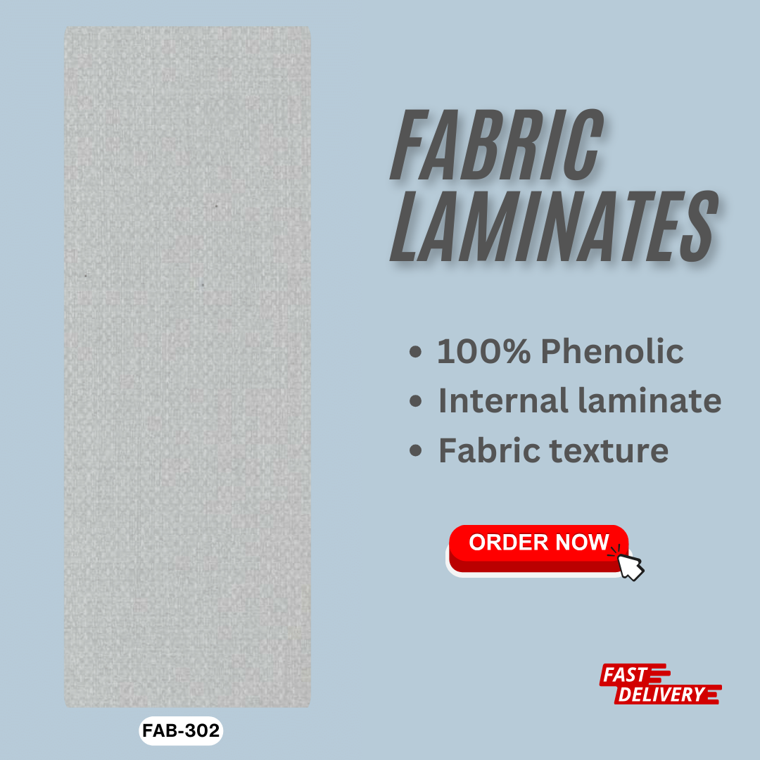 FAB 302 - FABRIC INSIDE LAMINATES (100% PHENOLIC) - 8FT x 4FT