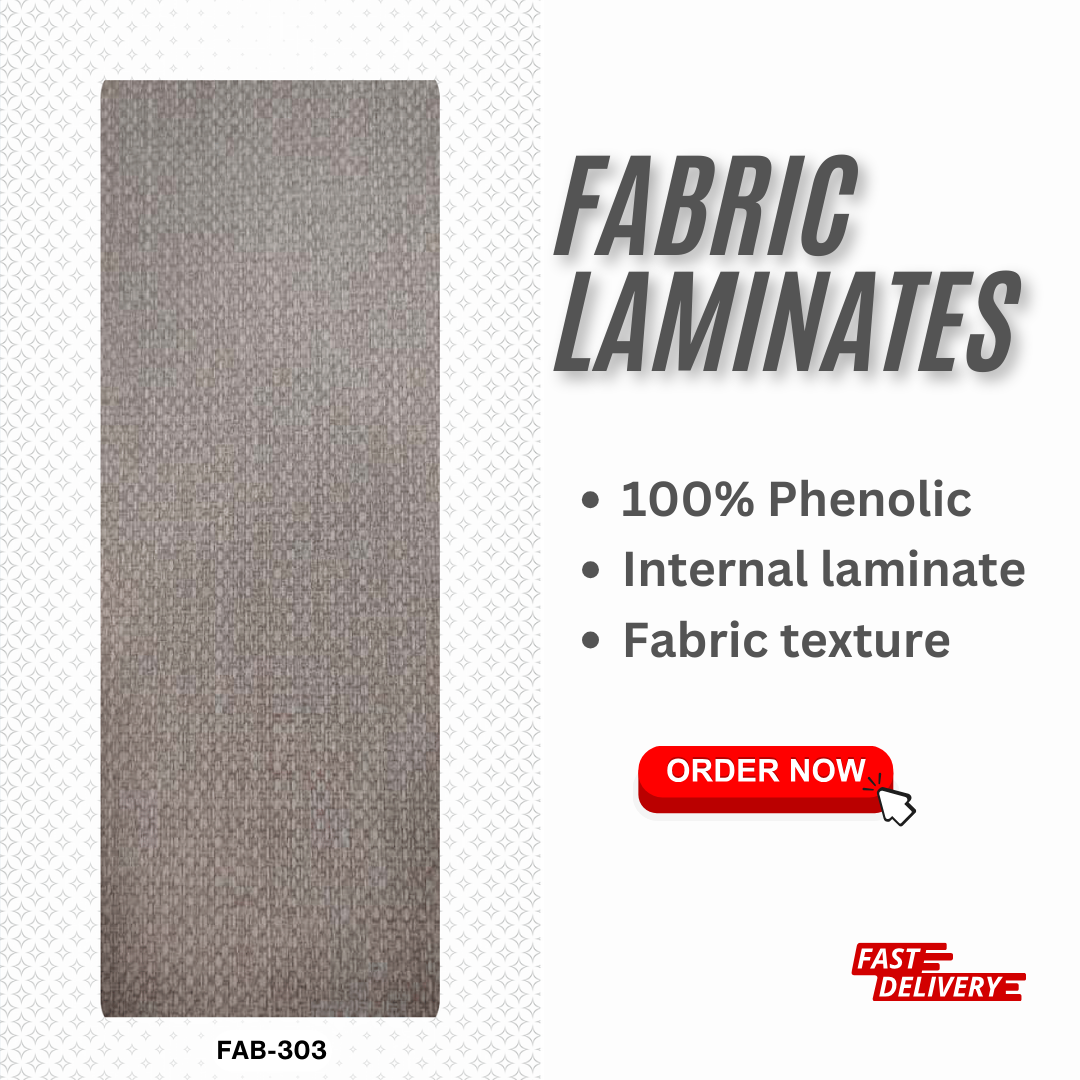 FAB 303 - FABRIC INSIDE LAMINATES (100% PHENOLIC) - 8FT x 4FT