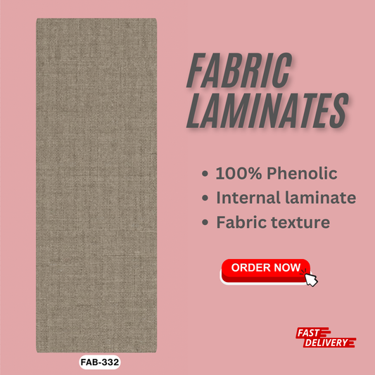 FAB 332 - FABRIC INSIDE LAMINATES (100% PHENOLIC) - 8FT x 4FT