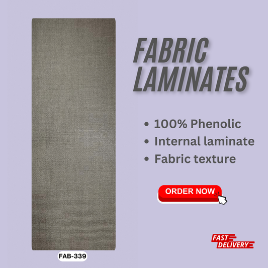 FAB 339 - FABRIC INSIDE LAMINATES (100% PHENOLIC) - 8FT x 4FT