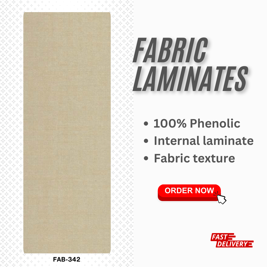 FAB 342 - FABRIC INSIDE LAMINATES (100% PHENOLIC) - 8FT x 4FT