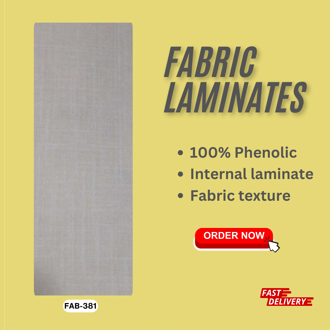 FAB 381 - FABRIC INSIDE LAMINATES (100% PHENOLIC) - 8FT x 4FT