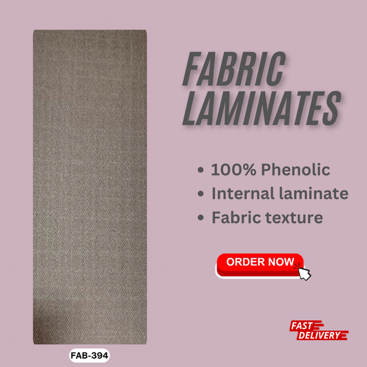 FAB 394 - FABRIC INSIDE LAMINATES (100% PHENOLIC) - 8FT x 4FT