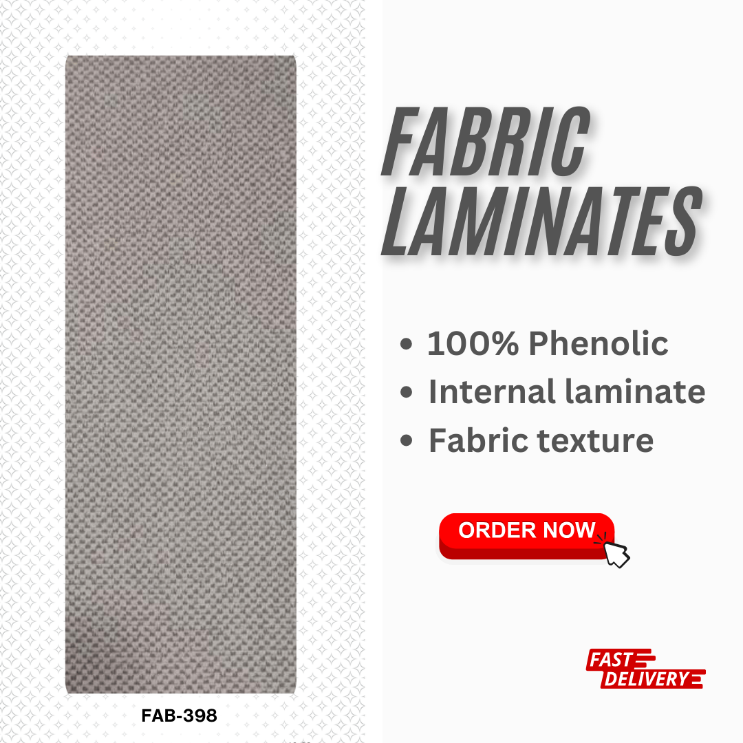 FAB 398 - FABRIC INSIDE LAMINATES (100% PHENOLIC) - 8FT x 4FT