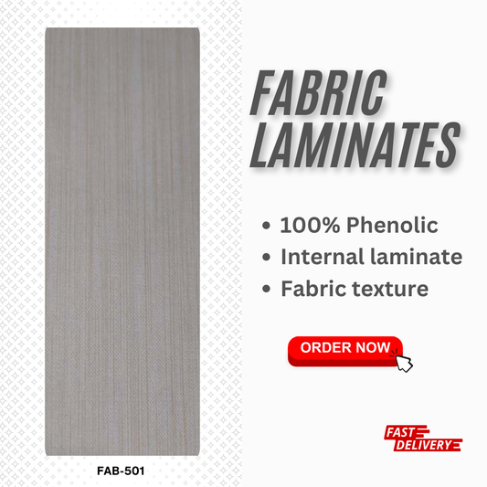 FAB 501 - FABRIC INSIDE LAMINATES (100% PHENOLIC) - 8FT x 4FT