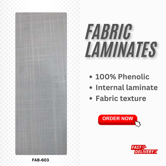 FAB 603- FABRIC INSIDE LAMINATES (100% PHENOLIC) - 8FT x 4FT