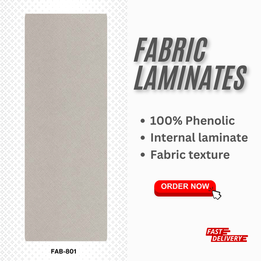 FAB 801 - FABRIC INSIDE LAMINATES (100% PHENOLIC) - 8FT x 4FT